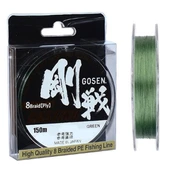 Gosen W8 Casting PE 8 Örgü Spin İp Misina 150 mt Yeşil thumbnail 5
