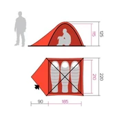 Hannah Tycoon 3 Kişilik Comfort Çadır - 11