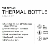 Stanley The Artisan Thermal Bottle Paslanmaz Çelik Termos 1 Lt - 11