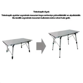 Madfox Moonlite Yükseklik Ayarlı Katlanır Kamp Masası - 5