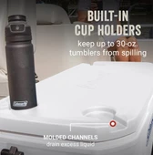 Coleman Xtreme Wheeled 100 QT Tekerlekli Soğutucu Marine Buzluk 94.6 Lt - 9