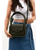 Kadın Çift Saplı Mıknatıs Kapamalı Çapraz Askılı Çanta thumbnail 1