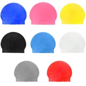 Bermuda Latex Swim Cap Yüzücü Bonesi - 1