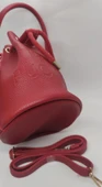 Buket Model Büzgülü Kırmızı Çanta thumbnail 4