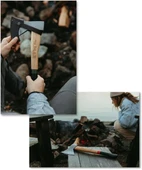 Adler Yankee 38 cm Balta | Kırmızı|Siyah - 8