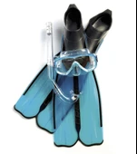 Cressi Rondinella Palet Maske Şnorkel Seti  Aquamarine 45-46 - 12