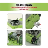 Orcamp Pro Mini Çantalı Kamp Ocağı (Gaz Stop Emniyetli) thumbnail 11