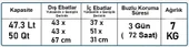 Coleman Poly-Lite Wheeled Mesh 50 QT Tekerlekli Soğutucu Buzluk 47.3 Lt - 6