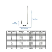 Marlin 1251C Round Kendal Nikel Olta İğnesi thumbnail 3