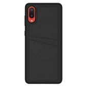 FitCase Samsung Galaxy A02 Kılıf Proda Deri Çift Kartlık Cepli Kapak - 5