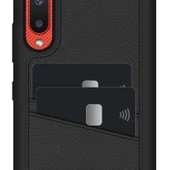 FitCase Samsung Galaxy A02 Kılıf Proda Deri Çift Kartlık Cepli Kapak - 6