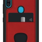 FitCase Samsung Galaxy A11 / M11 Kılıf Proda Deri Tek Kartlık Cepli Kapak - 9