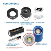 Naturehike 3IN1 MultiFonksiyonel LED Kamp Lambası - 8