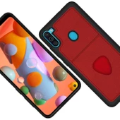FitCase Samsung Galaxy A11 / M11 Kılıf Proda Deri Tek Kartlık Cepli Kapak - 3