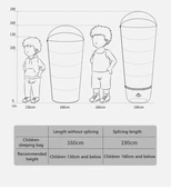 Naturehike C300 UltraLight Pamuklu Uyku Tulumu -13°C ( Çocuk ) MAVİ Left - 3