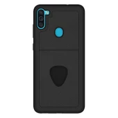 FitCase Samsung Galaxy A11 / M11 Kılıf Proda Deri Tek Kartlık Cepli Kapak - 4