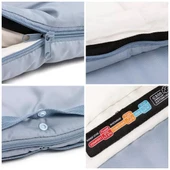 Naturehike C300 UltraLight Pamuklu Uyku Tulumu -13°C ( Çocuk ) MAVİ Left - 8