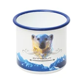 Campout Emaye Kupa Beyaz Bear - 1