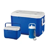 Coleman 3-Piece Cooler Combo 48 QT 45.4 Lt BL Combo 5 QT 3 Gal. C002 Buzluk Set - 1