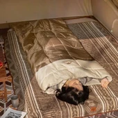 Naturehike LT150 Zarf Tarzı Pamuklu Uyku Tulumu -4°C  BROWN Left - 12