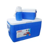 Coleman 3-Piece Cooler Combo 48 QT 45.4 Lt BL Combo 5 QT 3 Gal. C002 Buzluk Set - 7