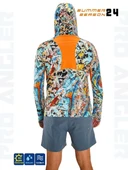 Fujin Pro Angler S24 Buff & Hoodie Makai Orange - 3