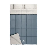 Naturehike HD250 Zarf Tarzı Yastıklı Çift Kişilik Pamuklu Uyku Tulumu  Shadow Blue - 1