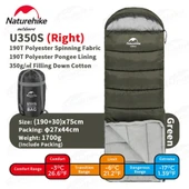 Naturehike U350S Zarf Tarzı Kapüşonlu Uyku Tulumu -17°C  HAKİ Left - 1