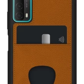 FitCase Huawei P Smart 2021 Kılıf Proda Deri Tek Kartlık Cepli Kapak - 10