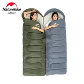 Naturehike Y150L Zarf Tarzı Kapüşonlu Pamuklu Uyku Tulumu -6°C MAVİ Right - 2