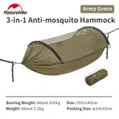 Naturehike DC-C06 Flyingboat-02 3IN1 Cibinlikli Sivrisinek Önleyici Hamak - 2