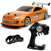 Nessiworld 1:10 Fast & Furious 1995 Kumandalı Brian's Toyota Supra Drift Turbo Araba - 1