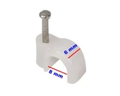 No:3 (10lu pk.) Beton Çivili Kablo Tutturma Kroşe (10 Lu Paket) - 1