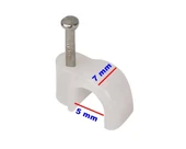 No:1 (10lu pk.) Beton Çivili Kablo Tutturma Kroşe (10 Lu Paket) - 1