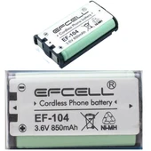 EFCELL EF-104 3.6 VOLT 830 MAH PANASONIC PİL * CFL MP104(HHR-P104) - 1