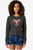 Jupiters Legacy Utopian Chest Füme Ekstra Uzunkol Sweatshirt thumbnail 1