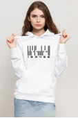 Dark Matter The Android Barcode Beyaz Kadın 3ip Kapşonlu Sweatshirt thumbnail 1