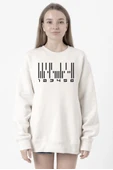 Dark Matter The Android Barcode Beyaz Kadın 2ip Sweatshirt thumbnail 1