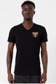 Jupiters Legacy Utopian Chest Siyah Erkek V yaka Tshirt - 1