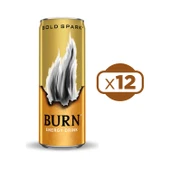 Burn Gold Spark Enerji İçeceği 250 Ml x 12 Adet - 1