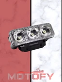 POWER LED 3LÜ GÜNDÜZ LEDİ - SİS FARI TAKIMI ULTRA PARLAK TESİSAT DAHİL SOKETLİ PREMİUM MODEL thumbnail 4