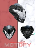 BAJAJ PULSAR NS 200 FAR SİPERLİK CAMI VE FAR GRENAJI KOMPLE TAKIM OEM - E BELGELİ AMPÜLLER DAHİL - 2