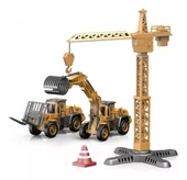 Mega Vinç Kepçe Kırıcı Montaj İnşaat Seti - 1