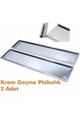 Birben Paslanmaz Metal Plaka Altlığı. Krom Plakalık 2 Adet Tüv Geçerli - 1