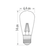 Cata 8W Edison LED Ampul ST-64 Günışığı E27 CAT CT-4353 - 2