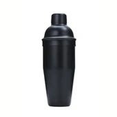 Perlotus Mat Siyah Çelik 700 ml Süzgeçli Kokteyl Shaker Karıştırıcı - 4
