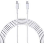 Aukey CB-NCL1-WH 480Mbps Type-C Lightning Kablosu 1.8 metre - 1