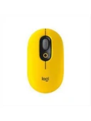 Logitech POP Emoji 910-006546 Sarı Sessiz Optik Kablosuz Mouse - 1