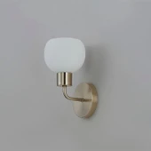 Rsylight Metal Modern Eskitme Kaplama Opal Camlı Dekoratif Rustik Duvar Aplik - 1