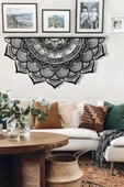 MANDALA DESENLİ METAL DUVAR DEKORU - 2